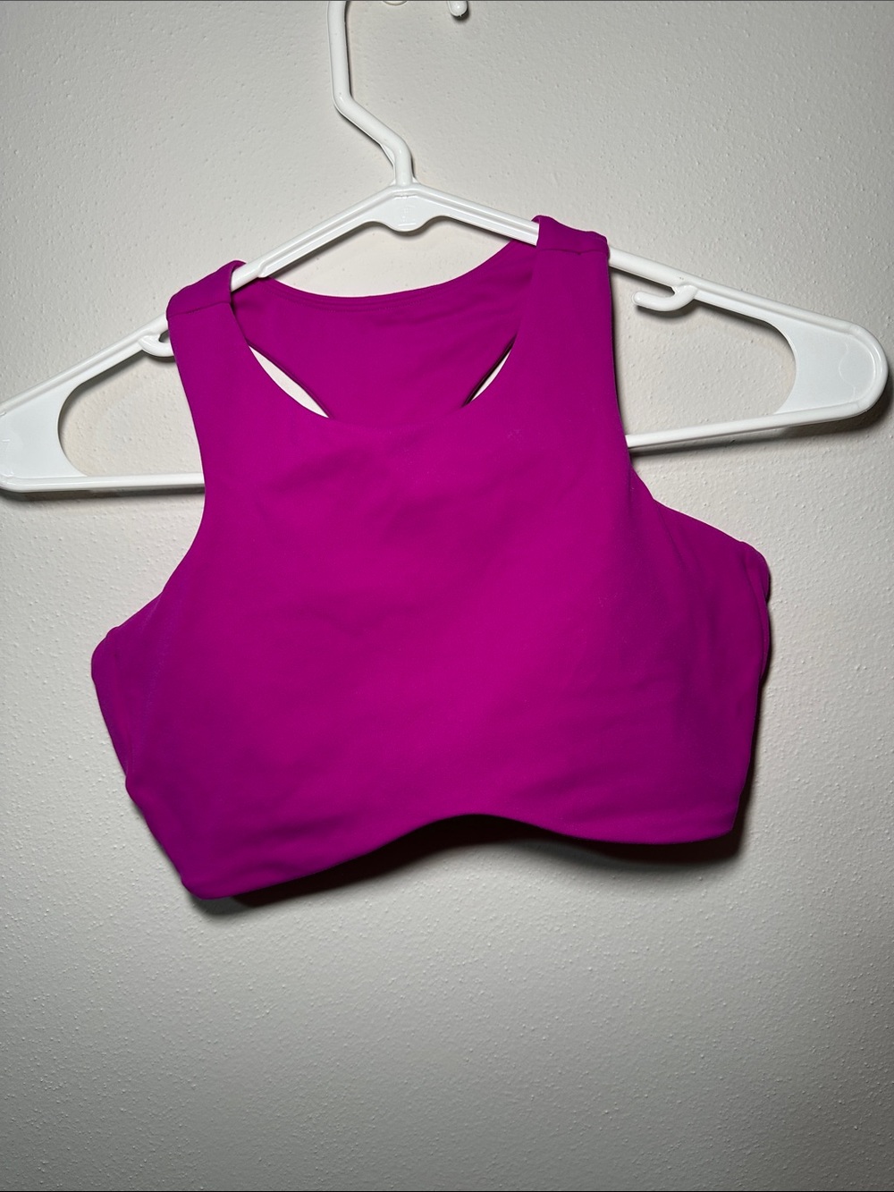 BuffBunny Fuchsia High-Neck Sports Bra